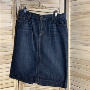 J crew denim skirt